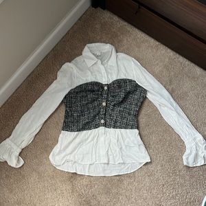 White Button Up Blouse